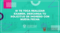 Para descargar la cédula de aspirante con nueva fecha de examen