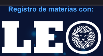 Registro de Materias con LEO